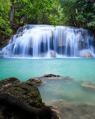 Erawan waterfall National Park Kanjanaburi Thailand