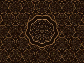 Oriental Ornament Vector Pattern