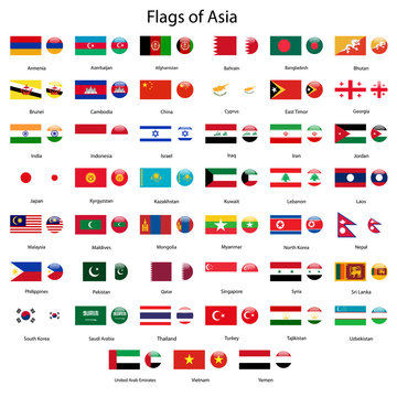 Flags of Asia