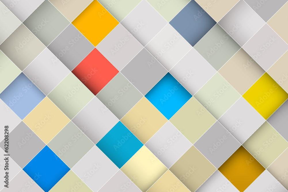 Poster vector abstract square retro - modern background