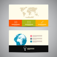 Paper Business Card Template