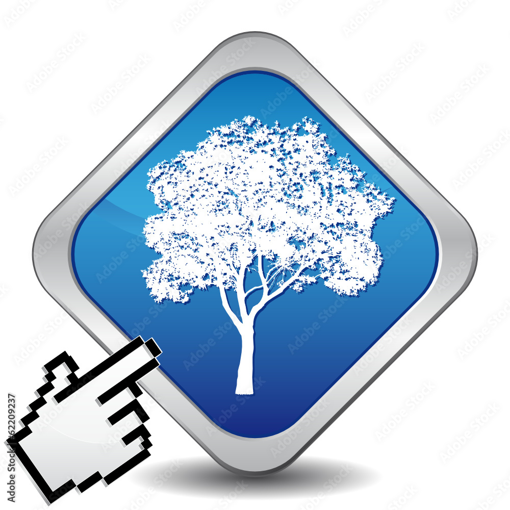 Sticker tree icon