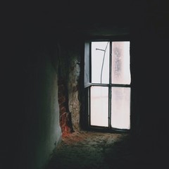 dark window
