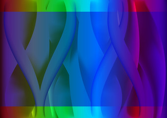 Abstract colorful wavy background