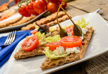 Antipasto, fuoco selettivo