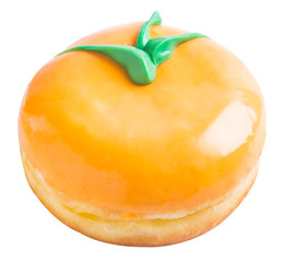 donut. donut mandarin on the background