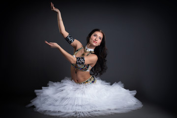 Image of sensual young belly dancer