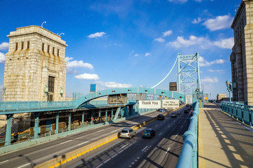 Fototapeta premium Ben Franklin Bridge