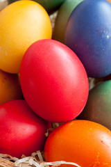 Colorful Easter eggs
