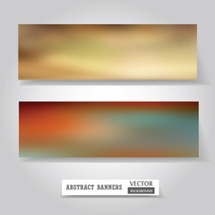 Vector banners set.