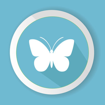 Butterfly button,vector