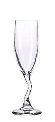 Empty champagne glass.
