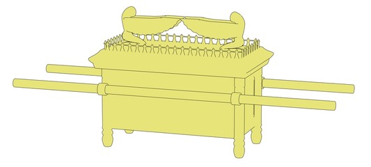 cartoon image of ark of covenant