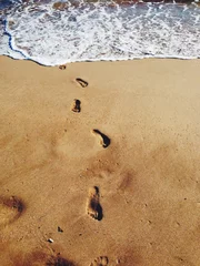 Foto op Canvas footprints  © sowanna
