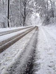 Schnee Straßen intermezzo