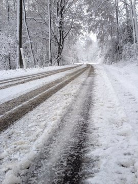 Schnee Stra&szlig;en intermezzo