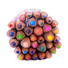 Colour pencils isolated