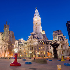 Philadelphia's landmark historic City Hall building
