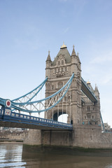 Fototapeta na wymiar Tower Bridge and the River Thames, London, UK