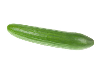 One green cucumber