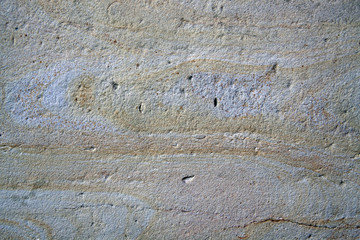 Colored stone wall