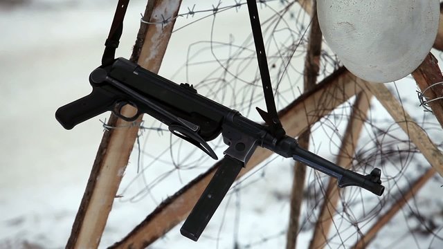 MP40 German submachine gun