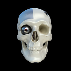 cyborg skull