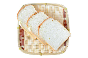 Breads in bamboo basket