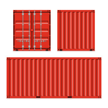 Freight shipping, cargo containers