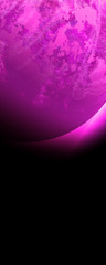 Fototapeta na wymiar pink planet
