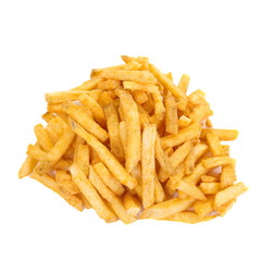 a pile of french fries or potato fries