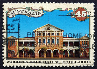 Postage stamp Australia 1992 Wardens Courthouse, Coolgardie