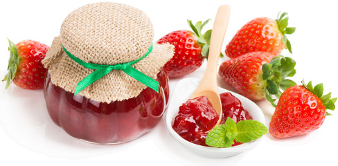 jam from  strawberries