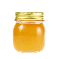 Closed honey jar