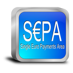 SEPA - Single Euro Payments Area - Button
