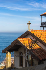 church against the Black Sea in Bulgaria