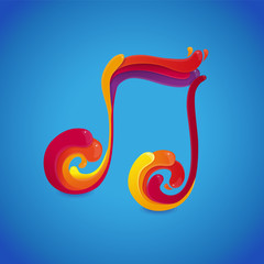 Vector music concept