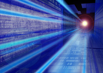 Futuristic digital background