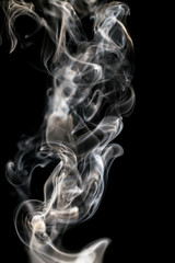 Obraz premium smoke on a black background