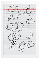 hand draw, sketch of sky object