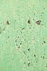 background of rusty green metal