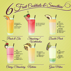 FRESH FRUIT COCKTAILS & SMOOTHIES