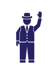 Vector English gentleman