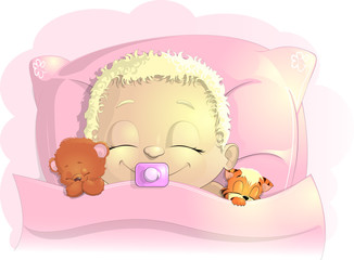 the kid sleeps