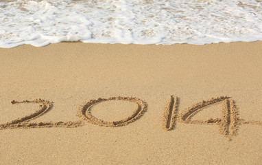 2014 drawn on beach  