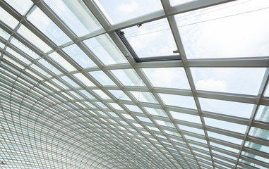 interior glass roof