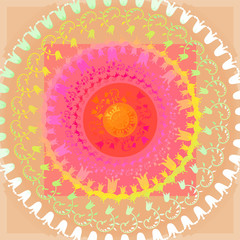 abstract circular pattern