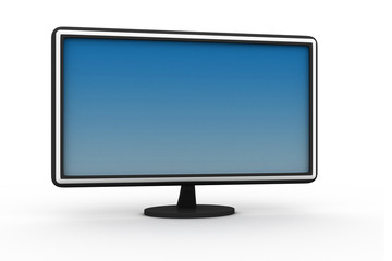 Fototapeta premium modern flat screen computer monitor, tv screen .