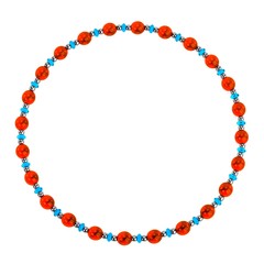 realistic 3d render of necklace