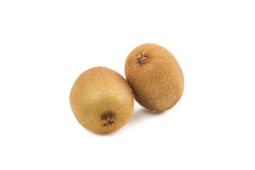 Fototapeta premium Two ripe kiwi fruit